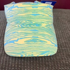 Keds Yellow and Blue Swirl Visor